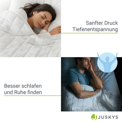 Gewichtsdecke 135x200 cm für besseren Schlaf 5 kg