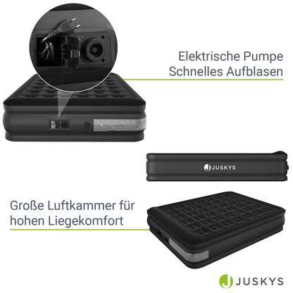 Luftbett Sapri L mit integrierter Pumpe - Schwarz - Palo24