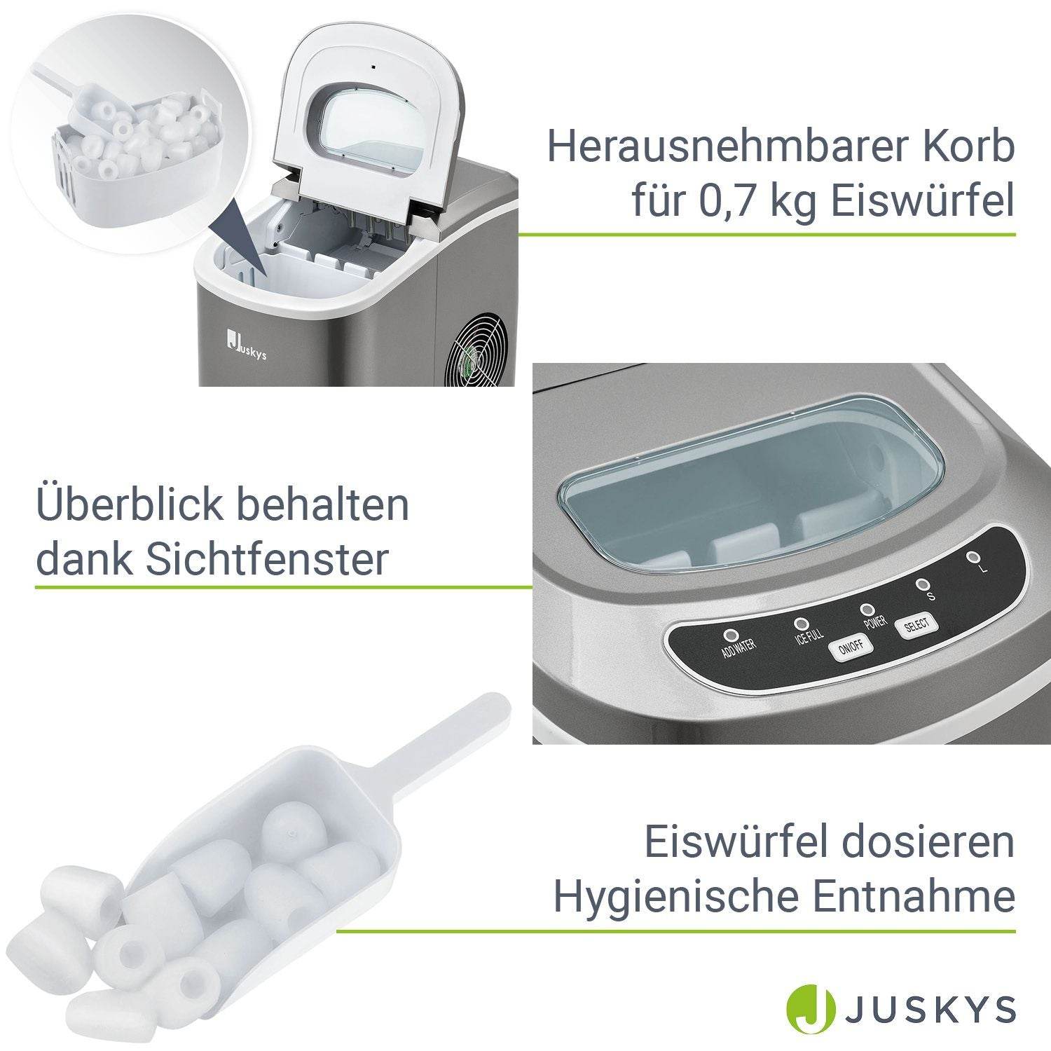 Eiswürfelmaschine IcyCube grau - Palo24