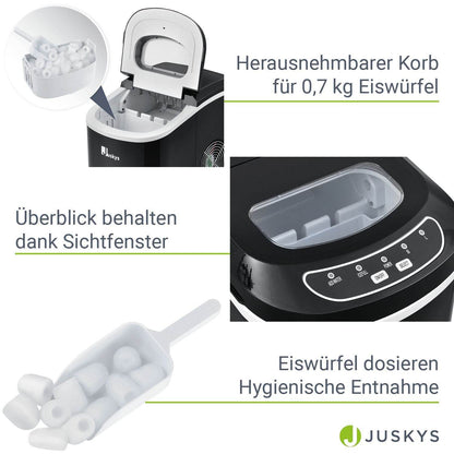 Eiswürfelmaschine IcyCube schwarz - Palo24
