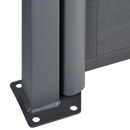 Tenda laterale Dubai 300 x 180 cm grigio scuro