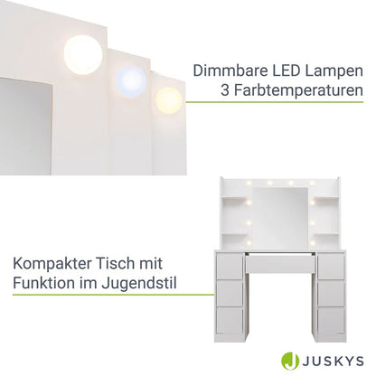 Schminktisch mit Spiegel Malia