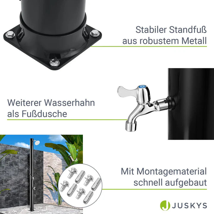 Douche de jardin douche solaire Victoria réservoir 20 litres