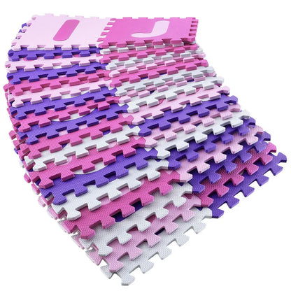 Tappetino puzzle per bambini Juna 36 pezzi dalla A alla Z e da 0 a 9