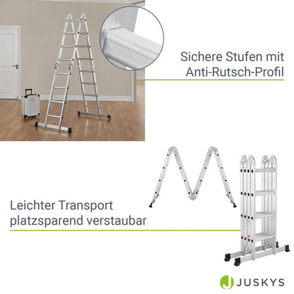 Aluminium Multifunktionsleiter 4,7m