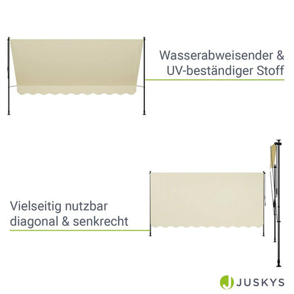 Klemmmarkise Kapstadt 350x120 cm Beige - Palo24