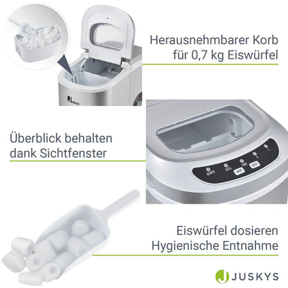 Eiswürfelmaschine IcyCube silber - Palo24