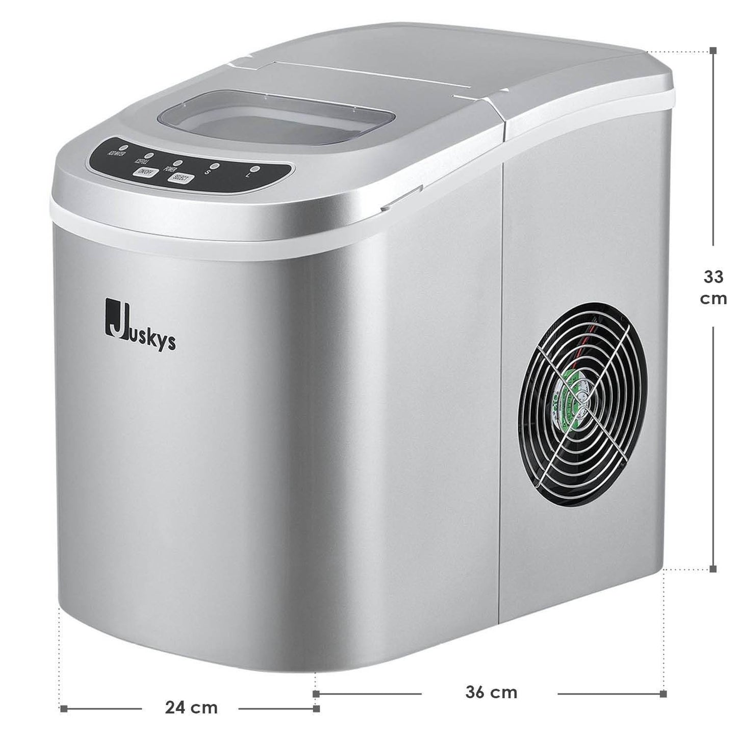 Eiswürfelmaschine IcyCube silber - Palo24