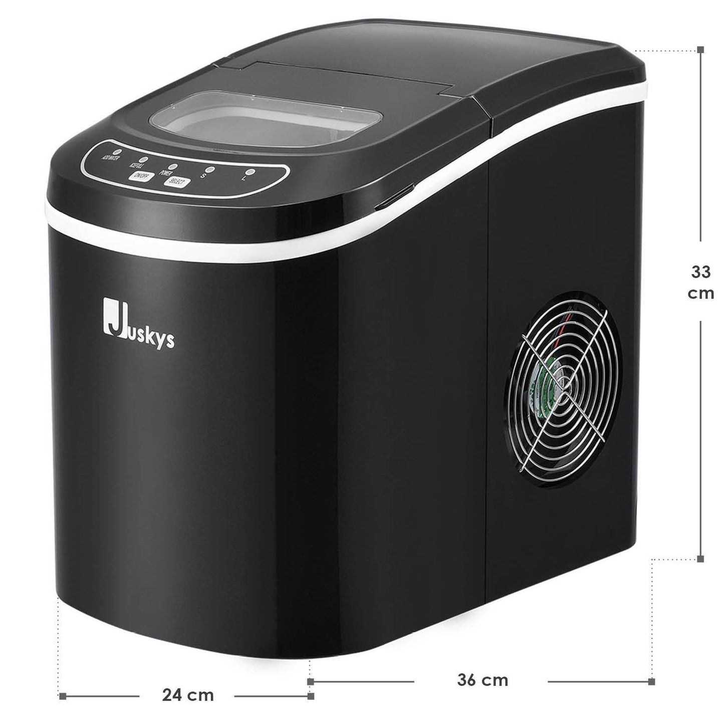 Eiswürfelmaschine IcyCube schwarz - Palo24