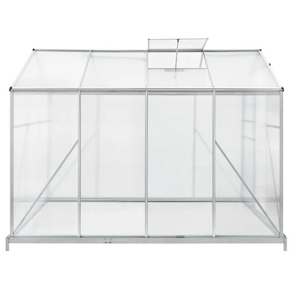 Aluminium Gewächshaus GH250F1 4,75m² mit 1 Dachfenster inklusive Fundament