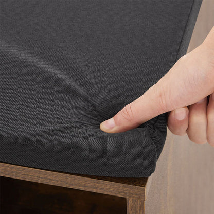 Schuhregal 104x30x48 cm Antik-Braun 10 offenen Fächern