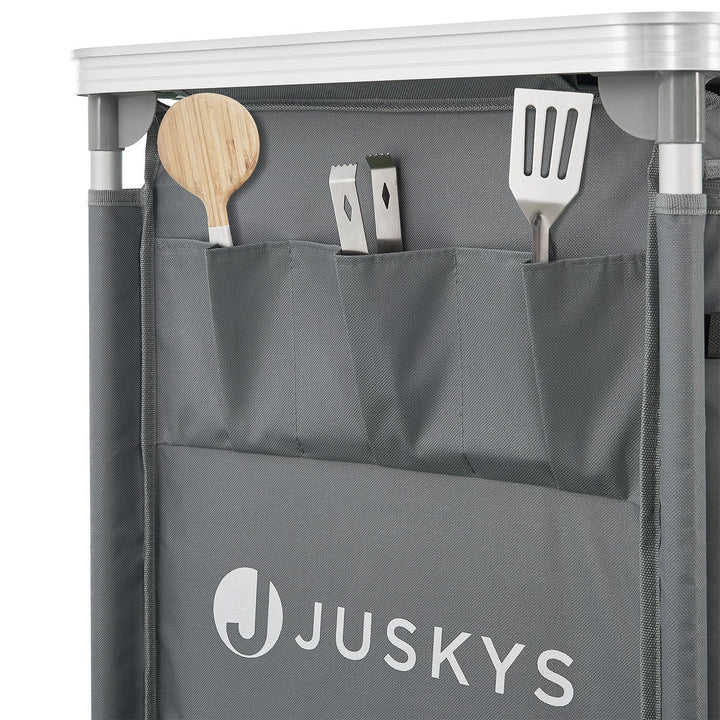 Cucina da campeggio compatta Ruda Armadio da campeggio pieghevole con piano di lavoro