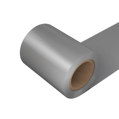 Panneau de clôture en PVC gris clair avec bandes d'intimité, lot de 4