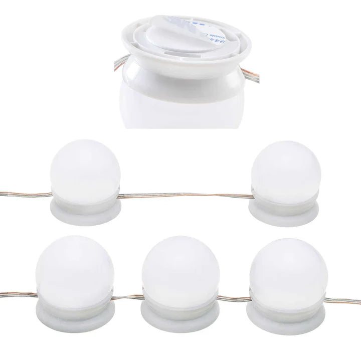 Guirlande lumineuse pour coiffeuse avec 10 lampes LED et USB