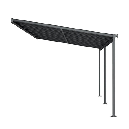 Tetto terrazza Borneo 4 x 3 m grigio scuro