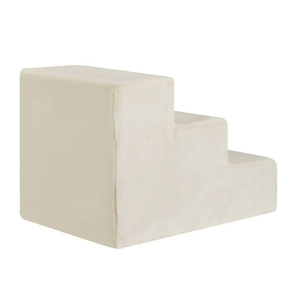 Haustiertreppe Timmy in Beige 36 cm hohe Ein- und Ausstiegshilfe für Haustiere