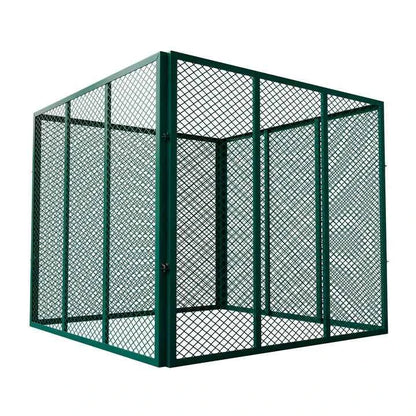 Metall Komposter für Gartenabfälle 450L Dunkelgrün