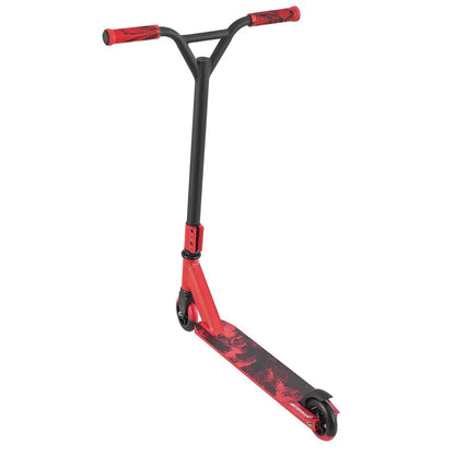 Stunt Scooter Red Smoke in Rot Schwarz Trick Roller mit 360° Lenkung