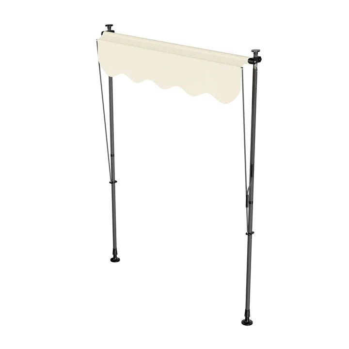 Klemmmarkise Kapstadt 150x120 cm Beige - Palo24