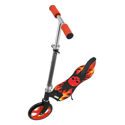 Scooter / scooter de ville « Fire » noir / rouge