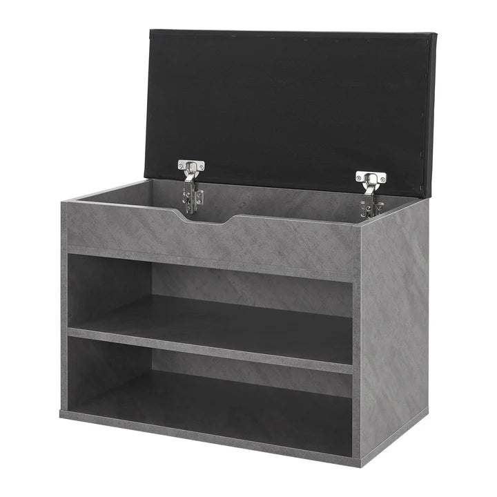 Schuhregal Betonoptik Grau 60x30x44 cm – Modernes Design für Ihren Flur