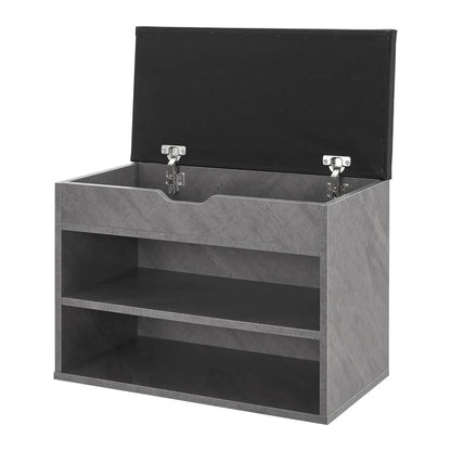 Schuhregal Betonoptik Grau 60x30x44 cm – Modernes Design für Ihren Flur