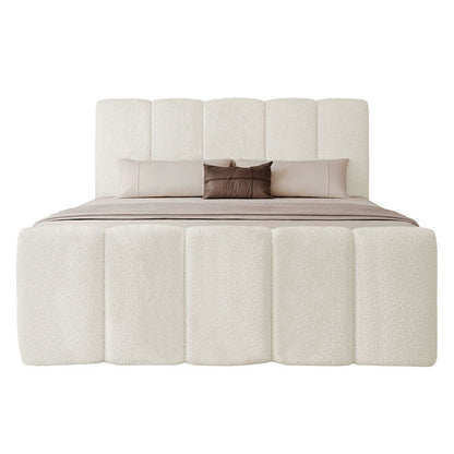 Boxspringbett Manitoba 180x200 cm mit Bettkasten Creme
