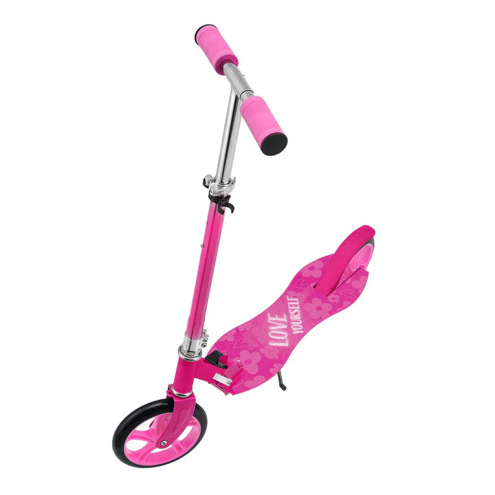 Trottinette / scooter de ville « Girl Power » rose