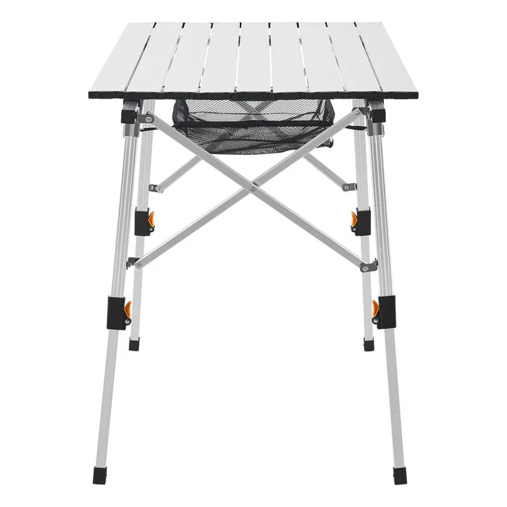 Table de camping Picco pliable Table réglable en hauteur avec sac et étagère supplémentaire