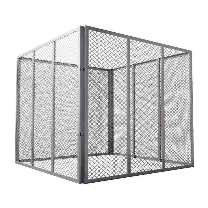 Metall Komposter für Gartenabfälle 450L Silber