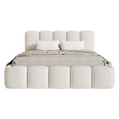 Polsterbett Catania Creme inkl. Lattenrost 180x200 cm - Palo24