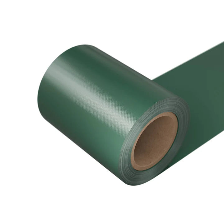 Panneau de clôture à bandes d'intimité en PVC vert, lot de 4