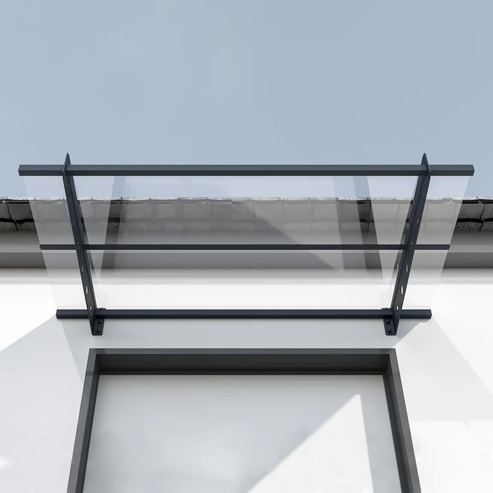 Pensilina moderna tetto a falda falda Manila 150x80 cm