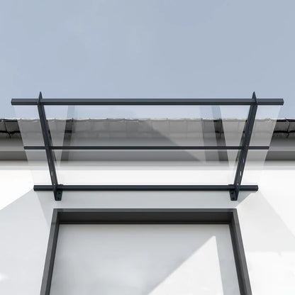 Pensilina moderna tetto a falda falda Manila 150x80 cm