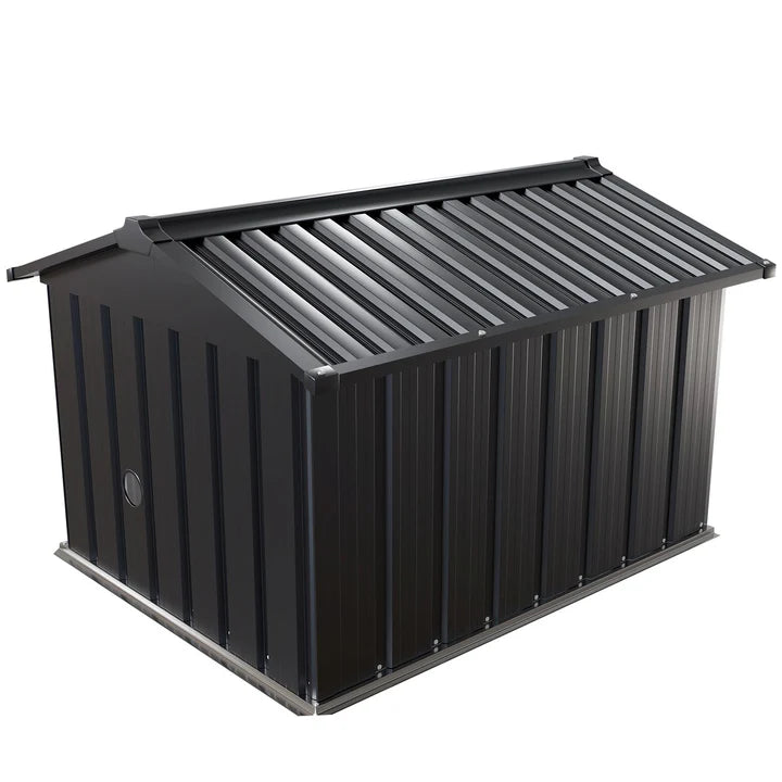 Mähroboter Garage MGMT1 aus Metall mit Satteldach in anthrazit