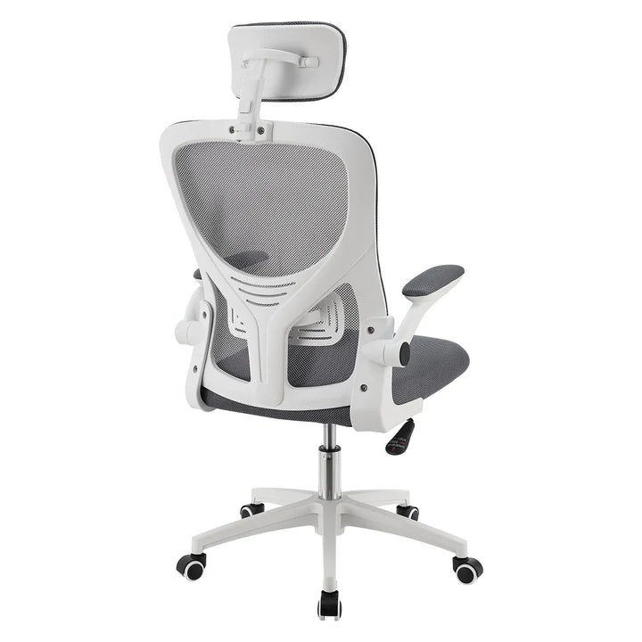 Bürostuhl Baltimore höhenverstellbar Grau Weiss - Palo24