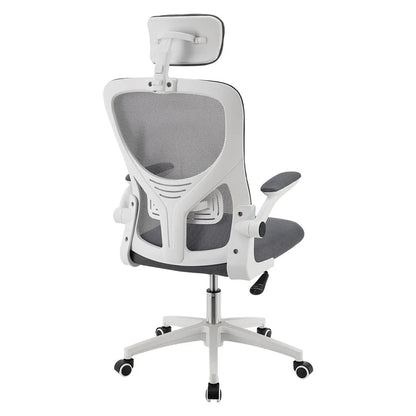 Bürostuhl Baltimore höhenverstellbar Grau Weiss - Palo24