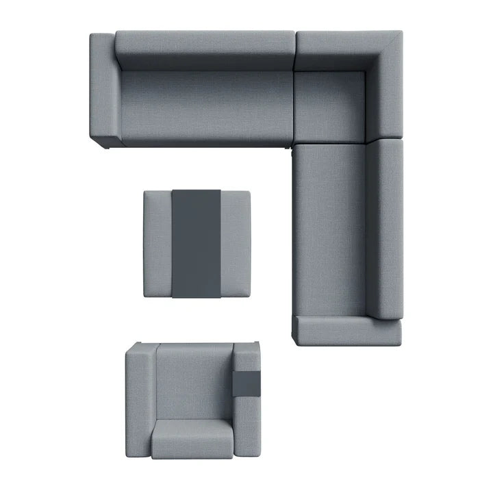 Premium Gartenlounge Sorano Dunkelgrau - Palo24