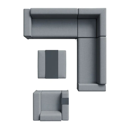 Premium Gartenlounge Sorano Dunkelgrau - Palo24