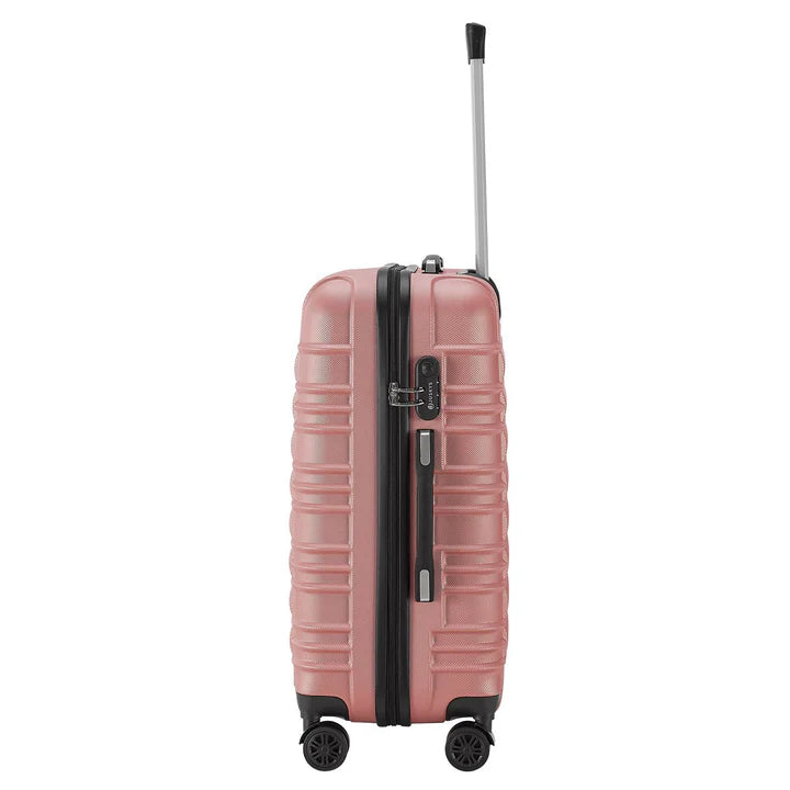 Hartschalen Kofferset Rom 3 tlg Rosa