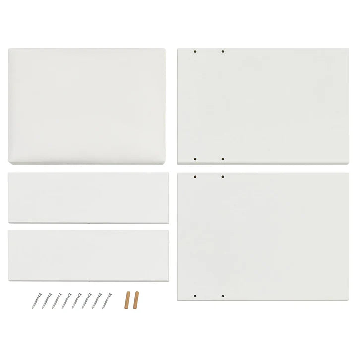 Tabouret coiffeuse Melly en blanc