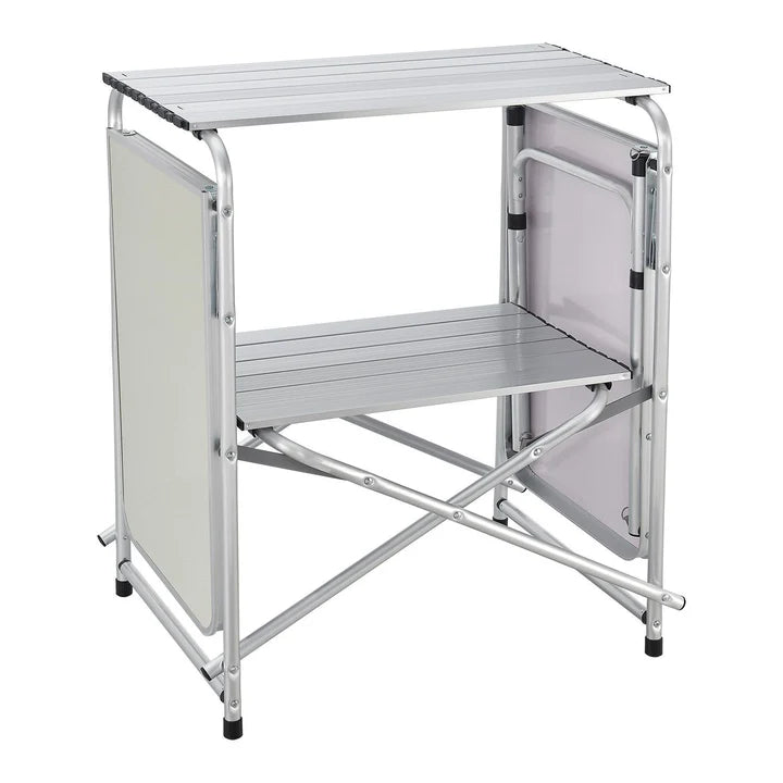 Grande cucina da campeggio pieghevole da cucina Garda in grigio