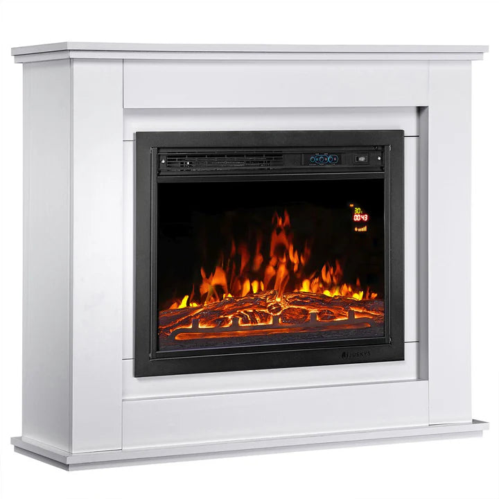 Elektrischer Kamin rechteckig 1000/2000 Weiss