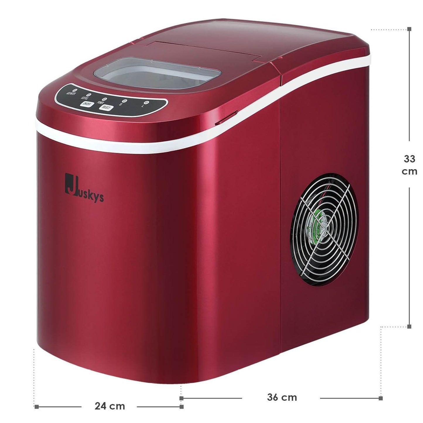 Eiswürfelmaschine IcyCube rot - Palo24