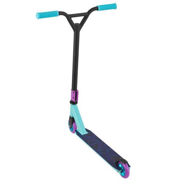 Stunt Scooter Retro Purple in Blau Lila Trick Roller mit 360° Lenkung