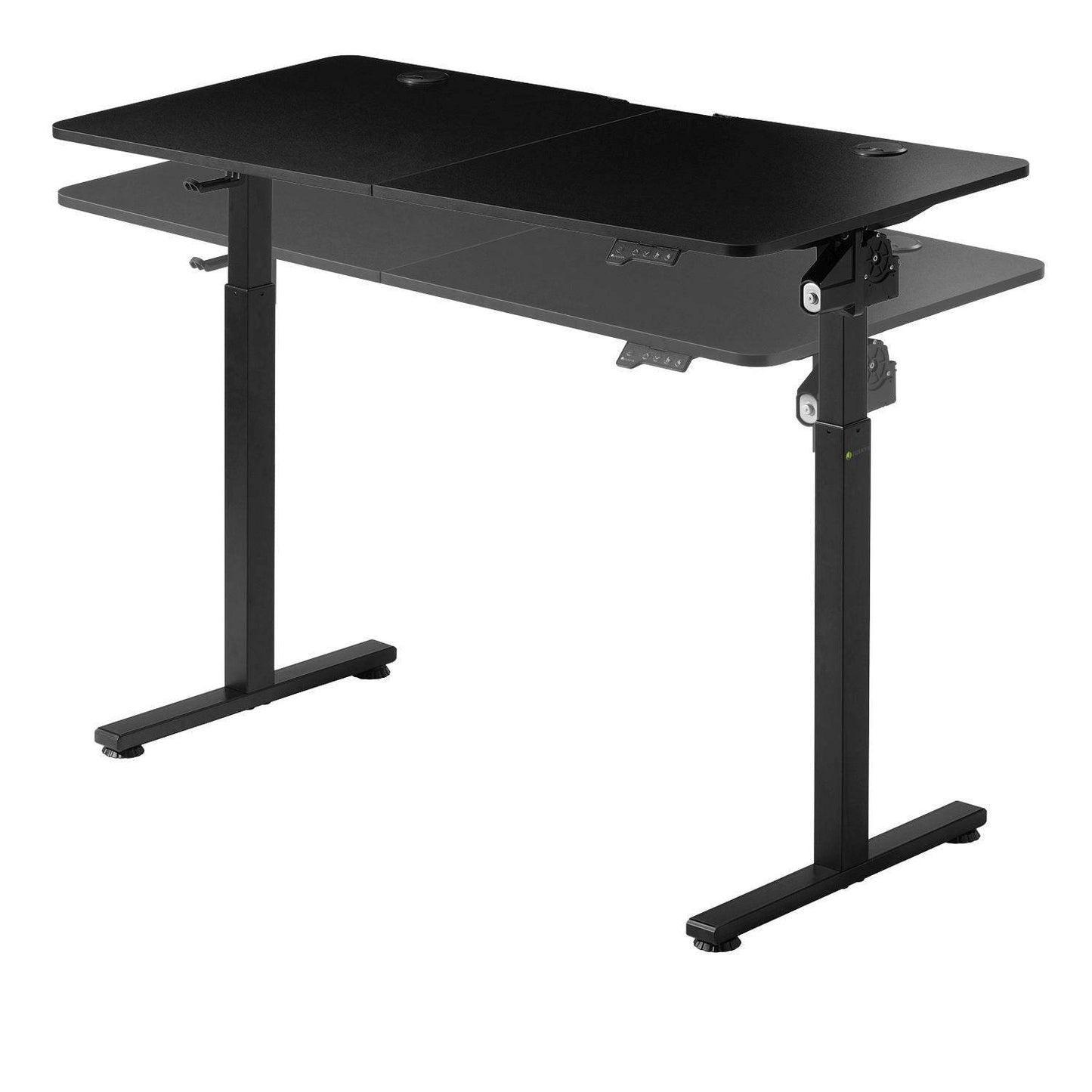 Elektrisch verstellbarer Schreibtisch 120x60 cm Schwarz - Palo24