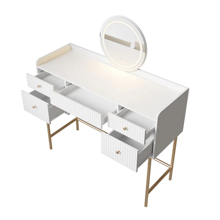 Schminktisch mit Spiegel Samira Touch-LED