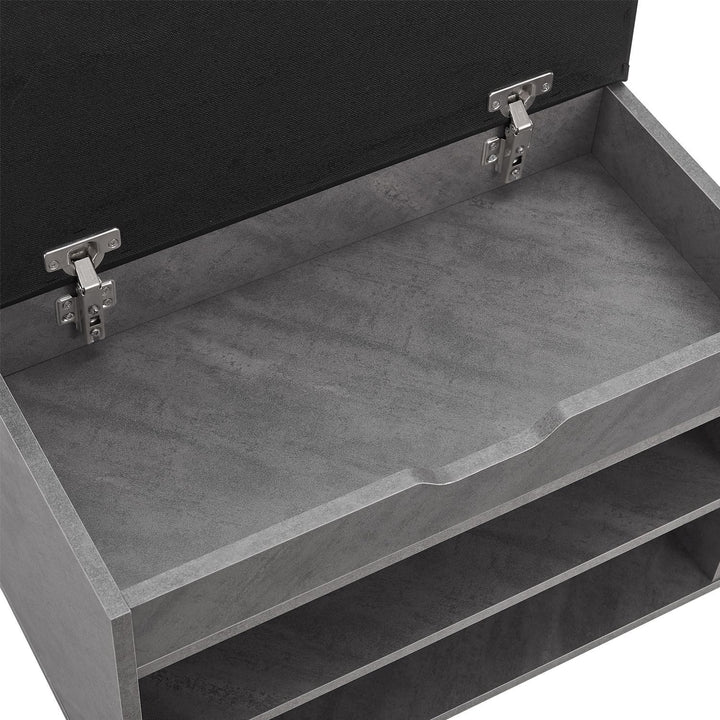 Schuhregal Betonoptik Grau 60x30x44 cm – Modernes Design für Ihren Flur