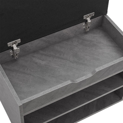 Schuhregal Betonoptik Grau 60x30x44 cm – Modernes Design für Ihren Flur