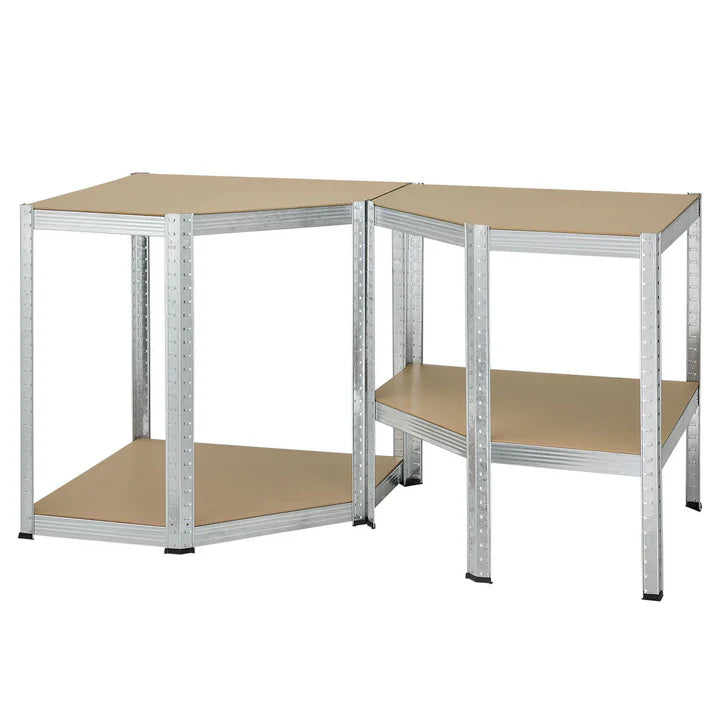 Mensola angolare portaoggetti "Corner Easy" 160 x 75 x 40-75 cm